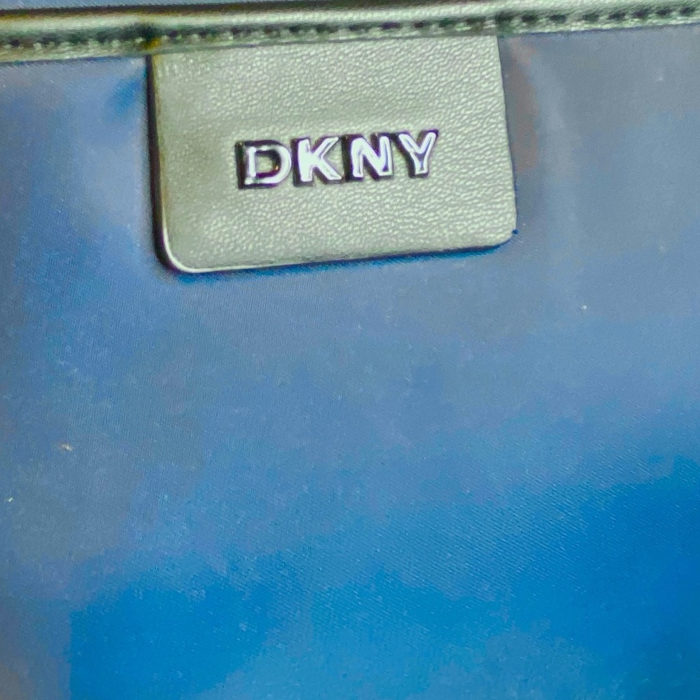 DKNY Blue Nylon Thin Mini Crossbody Bag - Picture 9 of 12